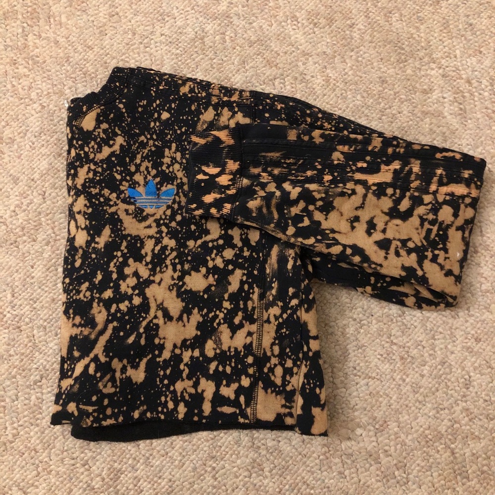 vintage cropped adidas sweatshirt